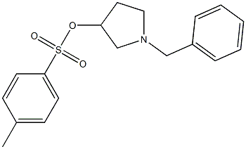 1-benzylpyrrolidin-3-yl 4-Methylbenzenesulfonate Struktur