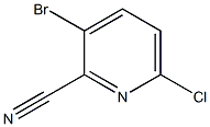 3-Bromo-6-chloro-2-cyanopyridine Struktur