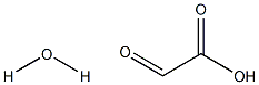 Glyoxylic acid monohydrate Struktur