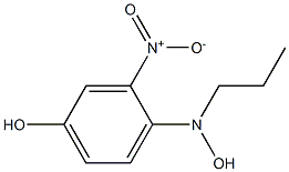 4-hydroxypropylamino-3-nitrophenol Struktur