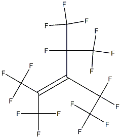 Perfluoro-2,4-dimethyl-3-ethylpentene-2 Struktur