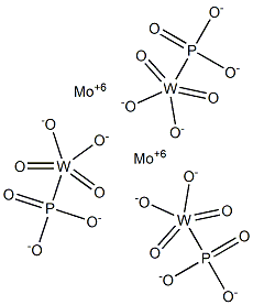 Molybdenum phosphotungstate test solution Struktur