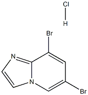 6,8-Dibromo-imidazo[1,2-a]pyridine hydrochloride Struktur