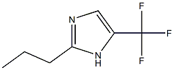 2-propyl-5-(trifluoromethyl)-1H-imidazole Struktur