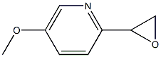 5-methoxy-2-(oxiran-2-yl)pyridine Struktur