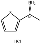 (1R)-1-(THIOPHEN-2-YL)ETHAN-1-AMINE HCl Struktur