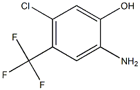 2-Amino-5-chloro-4-trifluoromethyl-phenol Struktur