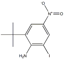 2-tert-Butyl-6-iodo-4-nitro-phenylamine Struktur