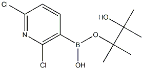 2,6-Dichloropyridine-5-boronic acid, pinacol ester Struktur