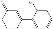 3-(2-Chlorophenyl)-2-cyclohexen-1-one Struktur