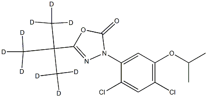 Oxadiazon-d9 Struktur