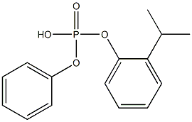 o-Isopropylphenyl Phenyl Phosphate Struktur