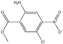 2-Amino-5-chloro-4-nitro-benzoic acid methyl ester Struktur