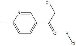 2-Chloro-1-(6-methylpyridin-3-yl)ethan-1-one hydrochloride Struktur