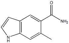 6-methyl-1H-indole-5-carboxamide Struktur