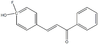 4Fluoro-4-HydroxyChalcone Struktur