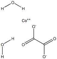 Cobalt(II) oxalate dihydrate Struktur