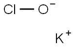 Potassium hypochlorite Struktur