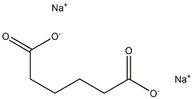 Sodium adipate Struktur