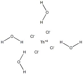 Thorium(IV) chloride tetrahydrate Struktur