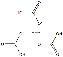 Titanium(III) bicarbonate Struktur