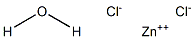 Zinc chloride monohydrate Struktur