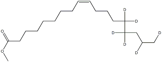 Oleic Acid-14,14,15,15,17,18-D6 Methyl Ester Struktur