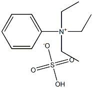 Phenyltriethylammonium hydrogen sulfate Struktur