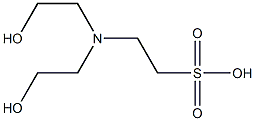 N,N-bis[2-hydroxyethyl]-2-aminoethanesulfonic acid Struktur