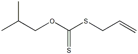 Allyl isobutylxanthate Struktur