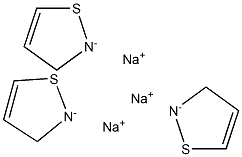 Isothiazole trisodium salt Struktur