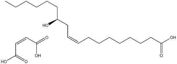 Maleic acid ricinoleate Struktur