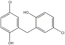 Bis-(2-hydroxy-5-chlorophenyl)methane Struktur