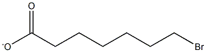 7-Bromoheptanoate Struktur