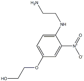 1-[(2-aminoethyl)amino]-4-(2-hydroxy-ethoxy)-2-nitrobenzene Struktur