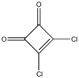 3,4-DICHLOROCYCLOBUTENE-1,2-DIONE Struktur