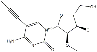 2'-O-Methyl-5-propynyl-D-cytidine Struktur