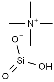 TETRAMETHYLAMMONIUMSILICATE,10%AQUEOUSSOLUTION Struktur