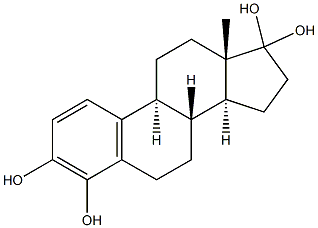 4,17 dihydroxy estradiol Struktur