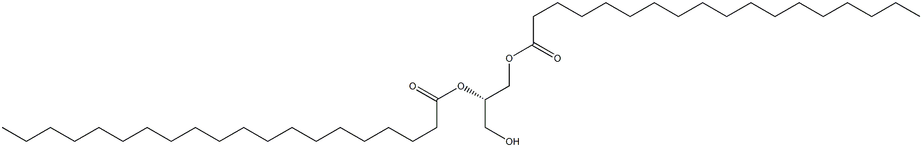 1-octadecanoyl-2-eicosanoyl-sn-glycerol Struktur