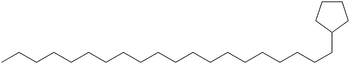 1-Cyclopentyleicosane. Struktur