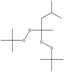 2,2-Bis(tert-butyldioxy)-4-methylpentane. Struktur