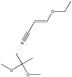 2,2-Dimethoxypropane,3-Ethoxyacrylonitrile Struktur