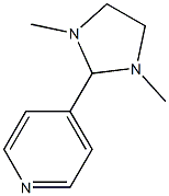 4-(1,3-Dimethylimidazolidin-2-yl)pyridine Struktur