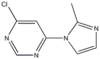 4-Chloro-6-(2-methyl-1H-imidazol-1-yl)pyrimidine 98% Struktur