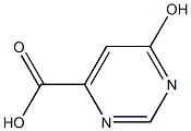 6-Hydroxypyrimidine-4-carboxylic acid Struktur