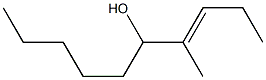 4-METHYL-3-DECENE-5-ALCOHOL Struktur