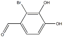 2-bromoprotocatechuic aldehyde Struktur