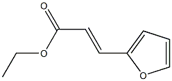 2-furanacrylic acid ethyl ester Struktur