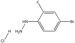 2-Fluoro-4-Bromophenylhydrazine HCl Struktur